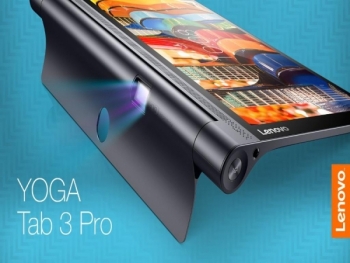Lenovo Yoga Tab 3 Pro протекторът показва снимки със 70-инчов диагонал